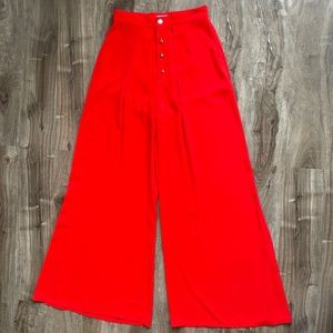 Meshki Elora Palazzo Pants - Red Medium